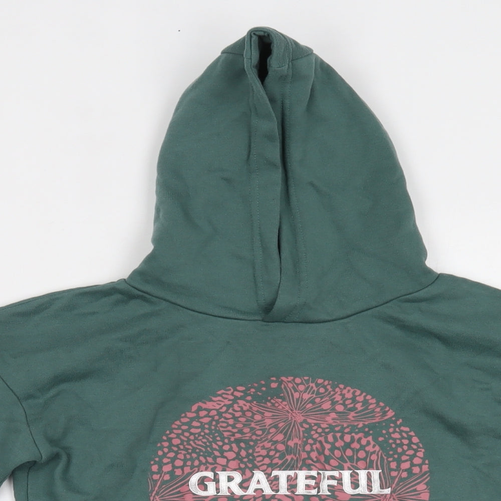Primark Girls Green   Pullover Hoodie Size 9-10 Years