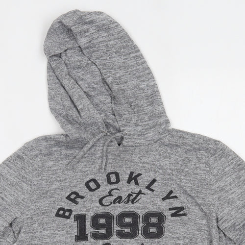 New Look Girls Grey   Pullover Hoodie Size 10-11 Years