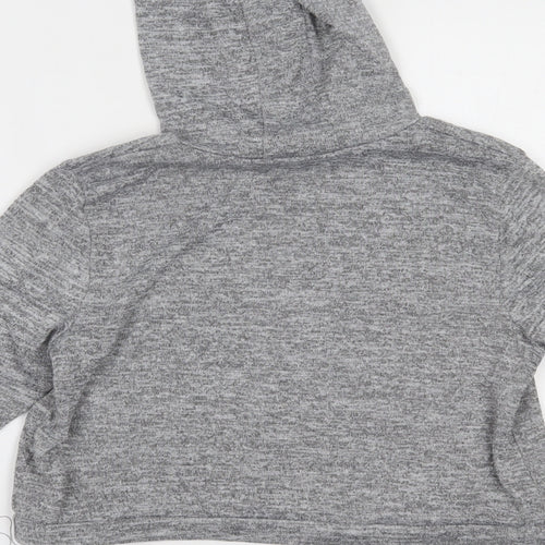 New Look Girls Grey   Pullover Hoodie Size 10-11 Years