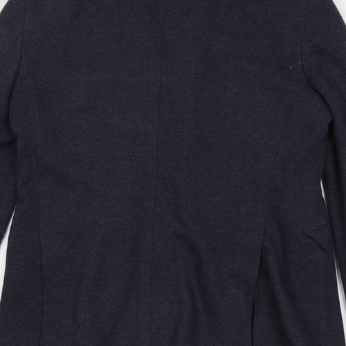 Preworn Mens Blue   Jacket Suit Jacket Size 40