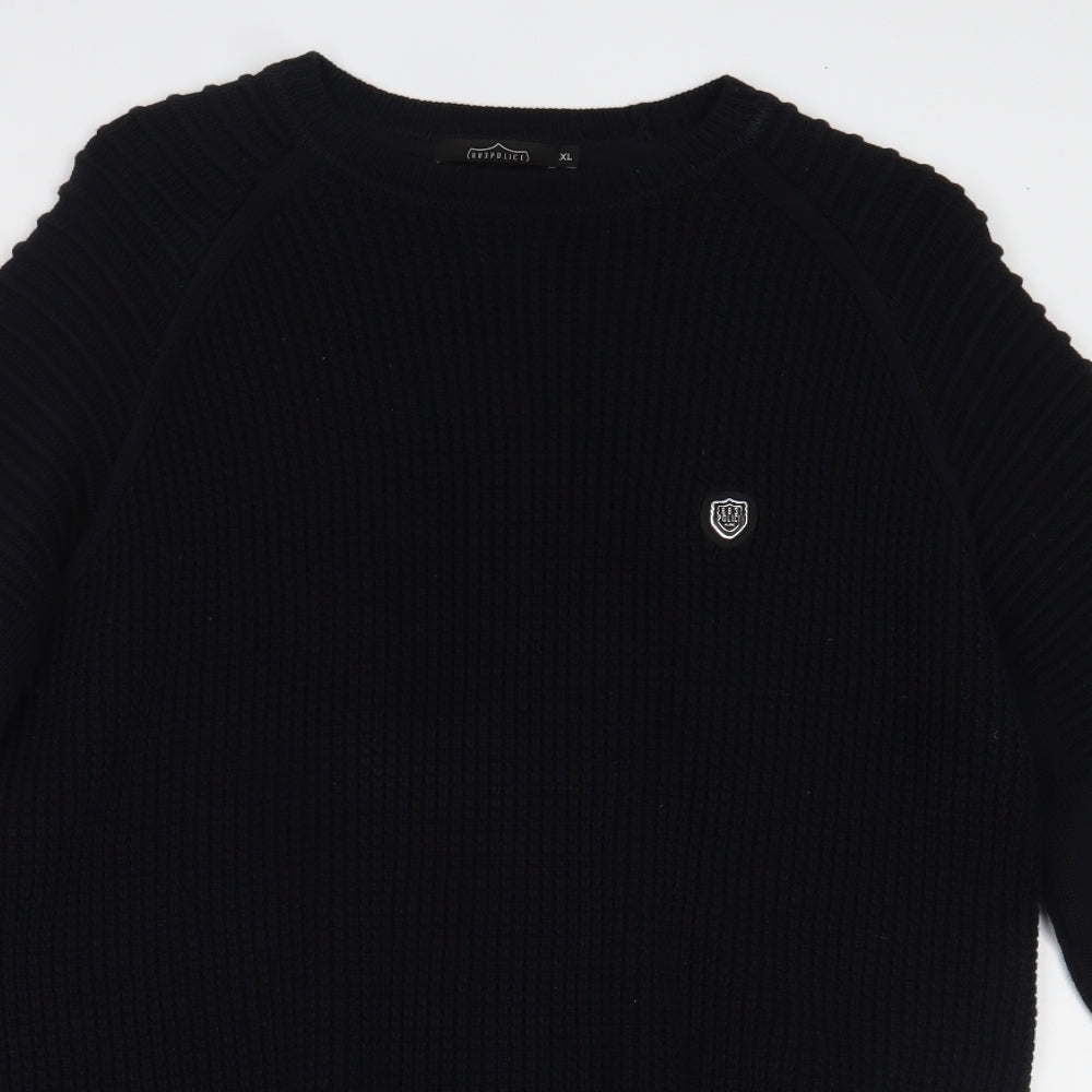 883 Police Mens Blue   Pullover Jumper Size XL