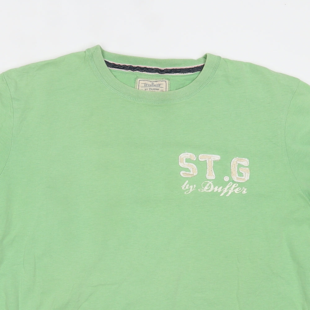 George Mens Green    T-Shirt Size L