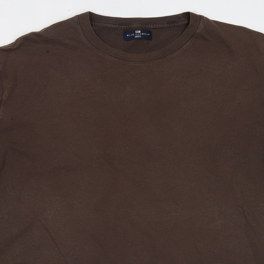 Marks and Spencer Mens Brown    T-Shirt Size XL