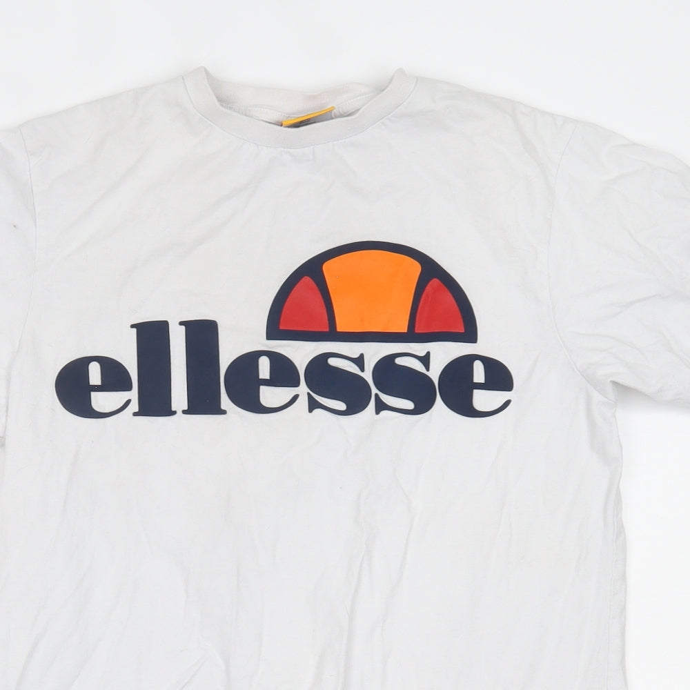 ellesse Mens White    T-Shirt Size XS