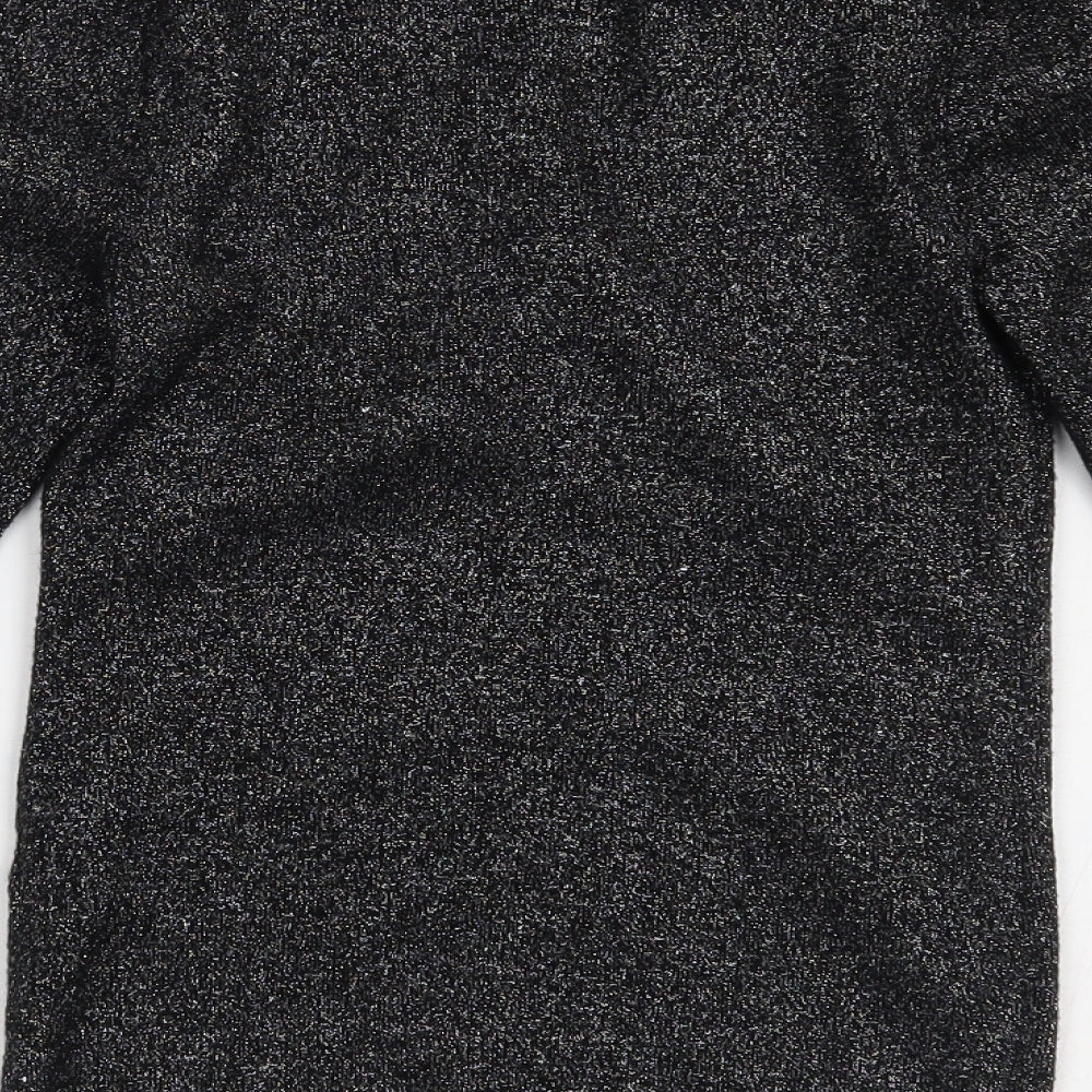M&Co Womens Silver   Basic Blouse Size 10