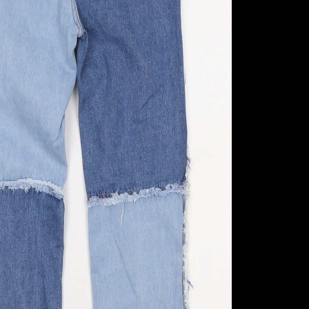 SheIn Womens Blue  Denim Mom Jeans Size M L27 in