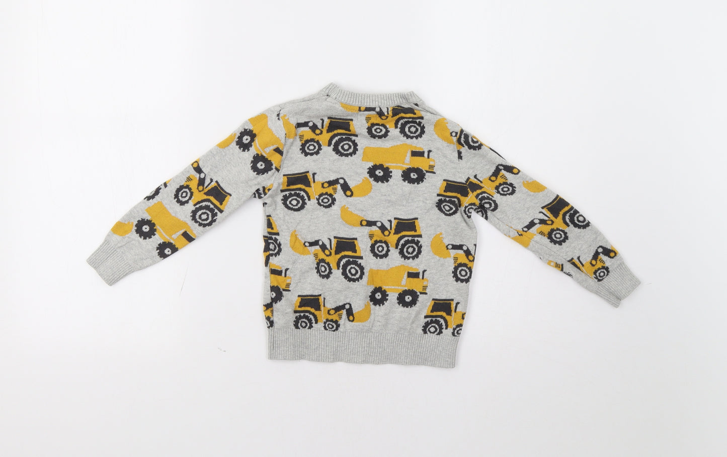 F&F Boys Grey   Pullover Jumper Size 2-3 Years  - Truck