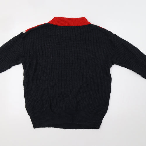 H&M Womens Multicoloured Striped  Pullover Jumper Size XS