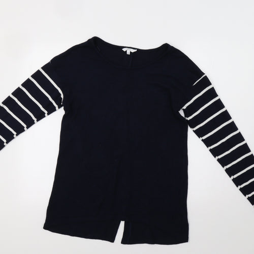 NEXT Womens Blue Striped  Pullover Jumper Size 12