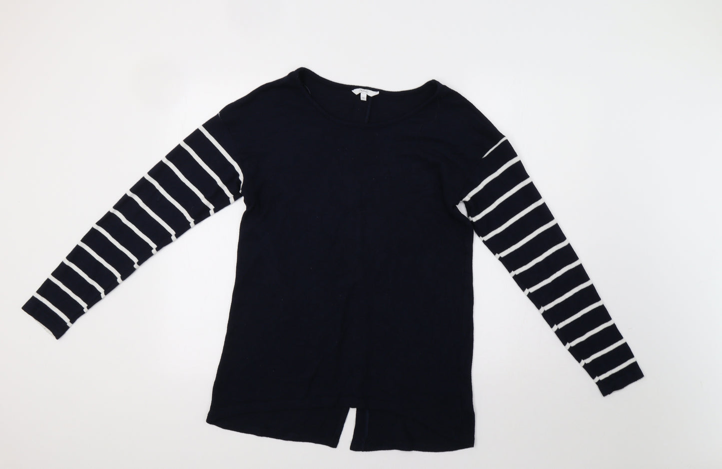 NEXT Womens Blue Striped  Pullover Jumper Size 12