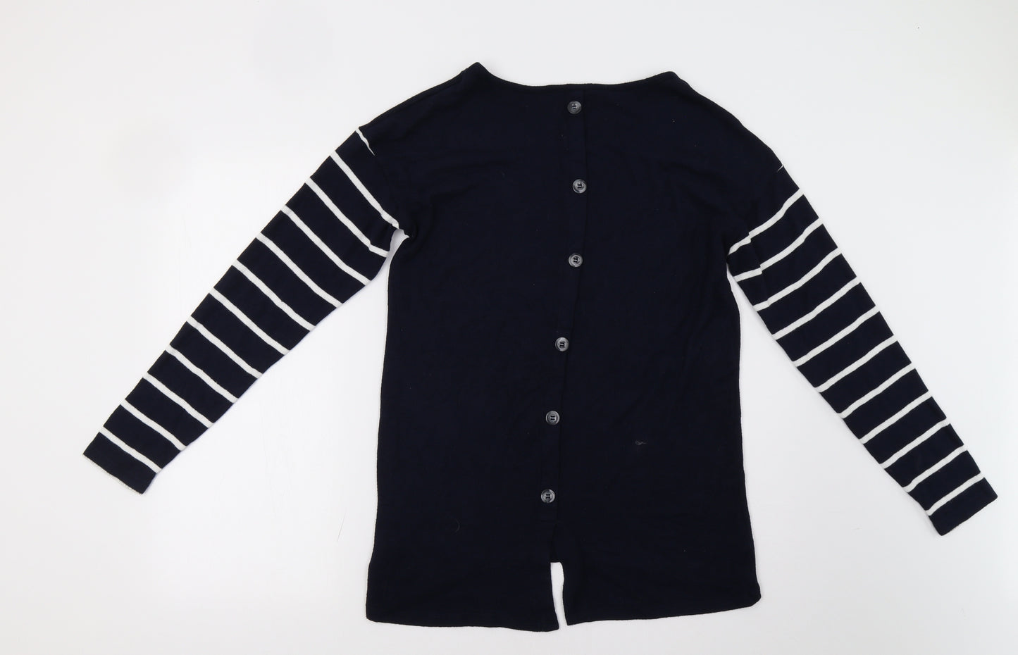 NEXT Womens Blue Striped  Pullover Jumper Size 12