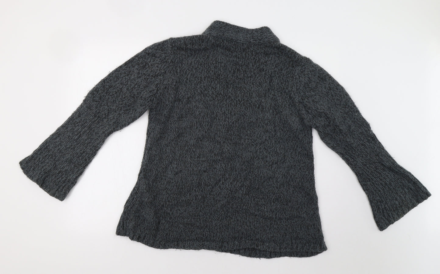 BM Womens Grey   Cardigan Jumper Size M