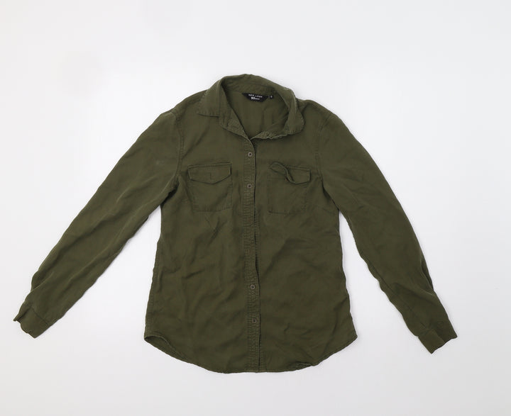 New Look Girls Green   Basic Button-Up Size 12 Years