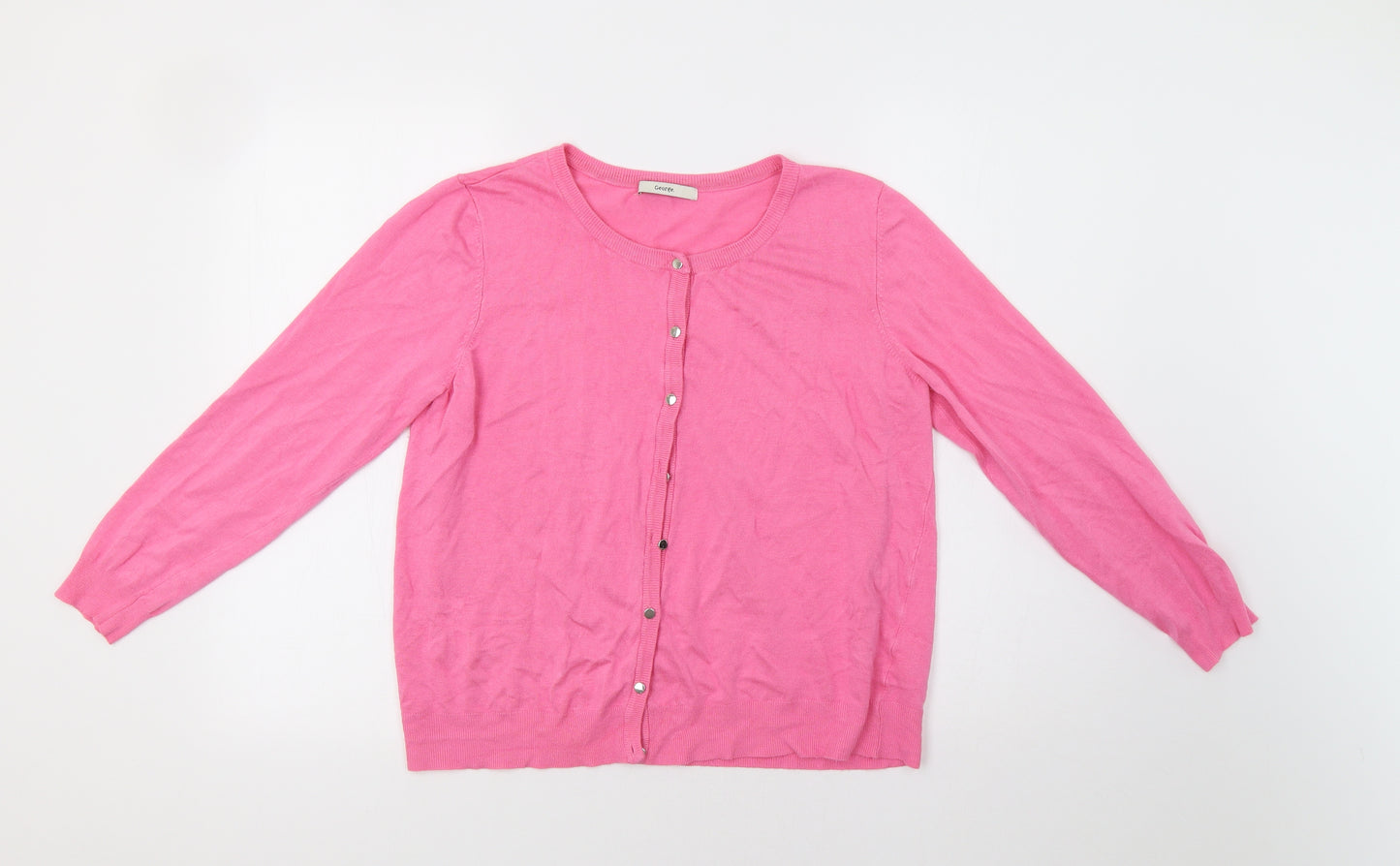 George Womens Pink   Cardigan Jumper Size 18
