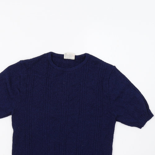 M&S Womens Blue   Pullover Jumper Size 14