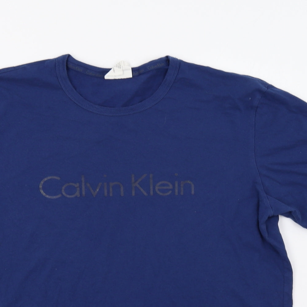Calvin Klein Mens Blue    T-Shirt Size L