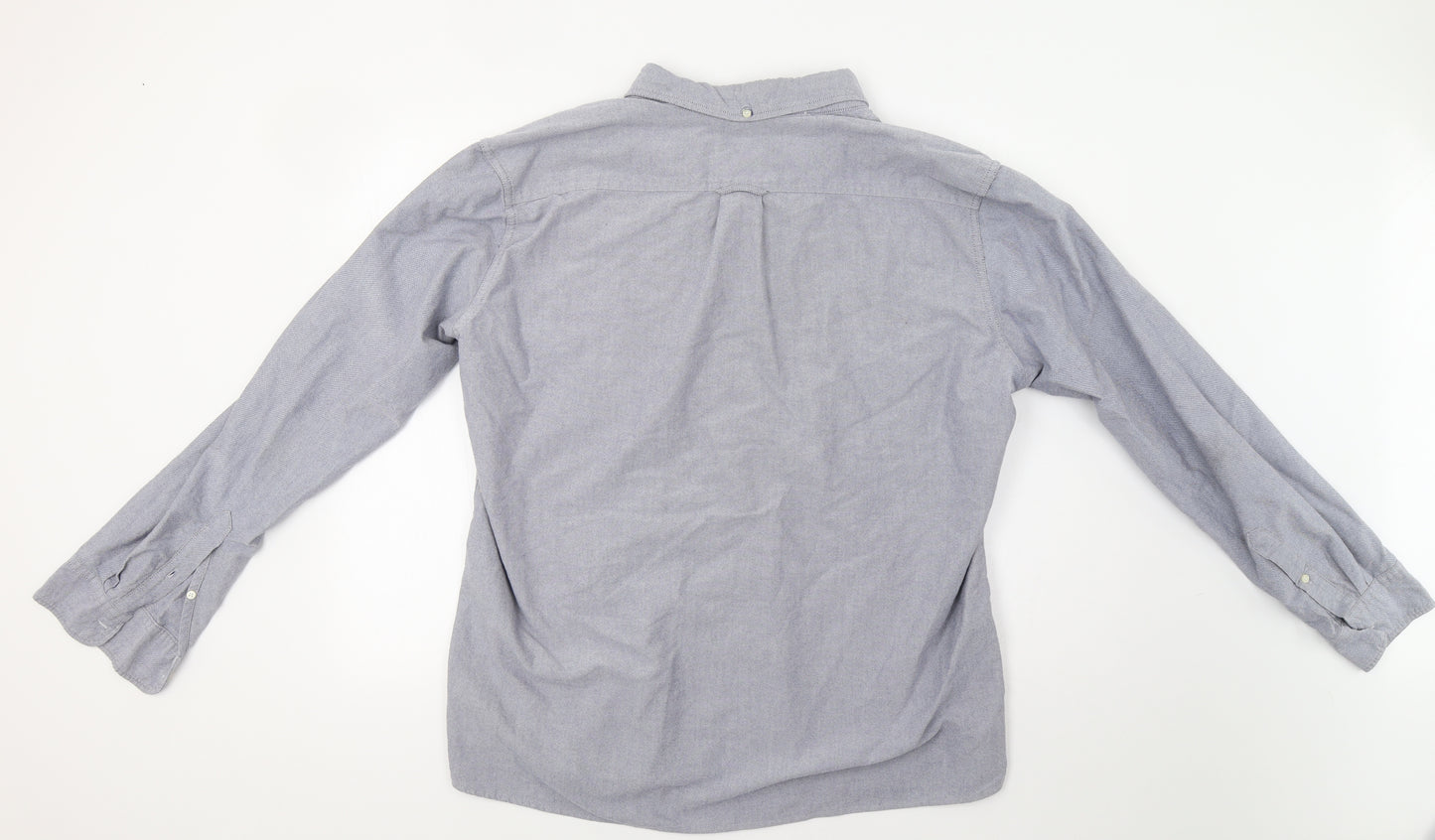 H&M Mens Blue    Button-Up Size XL