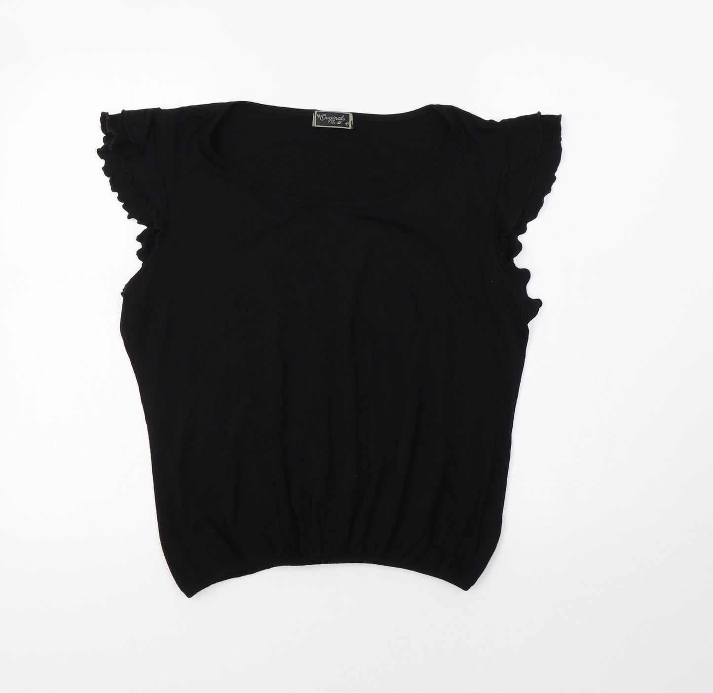 Originals Womens Black   Basic T-Shirt Size 16