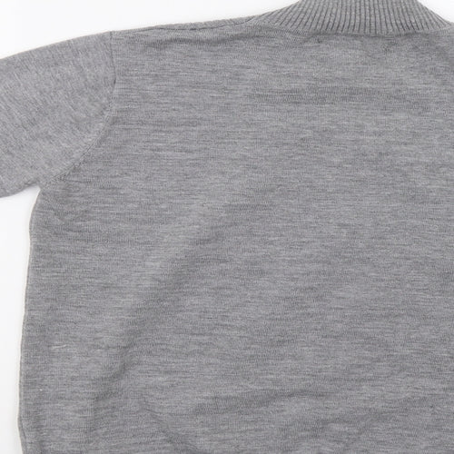 Lian Womens Grey   Pullover Jumper Size M  - Sequin Detail