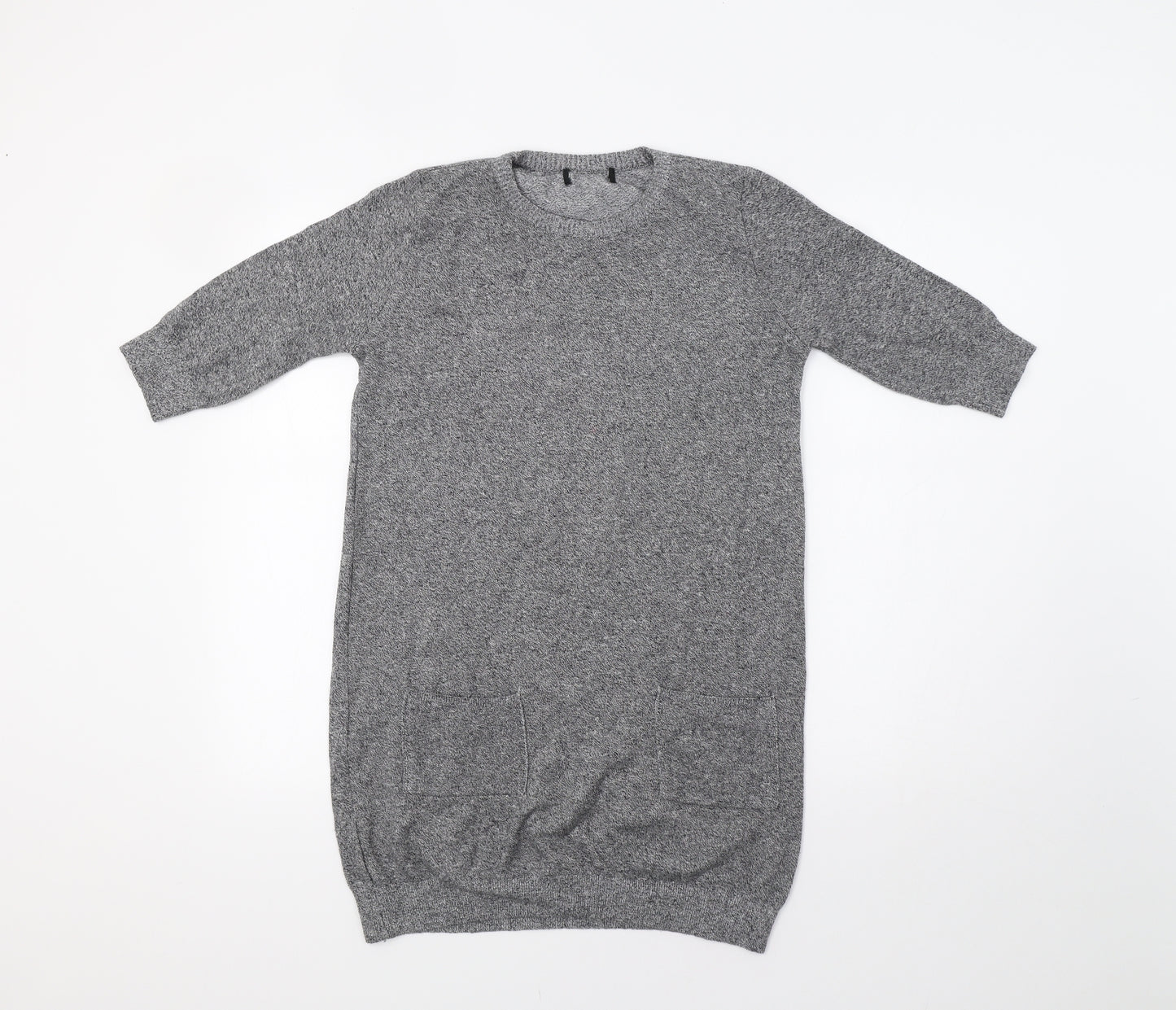 Primark Womens Grey   Jumper Dress  Size 8