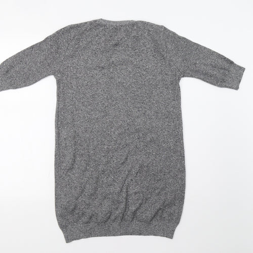 Primark Womens Grey   Jumper Dress  Size 8