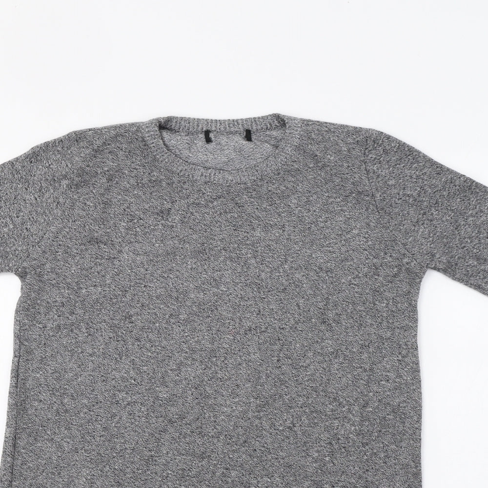 Primark Womens Grey   Jumper Dress  Size 8
