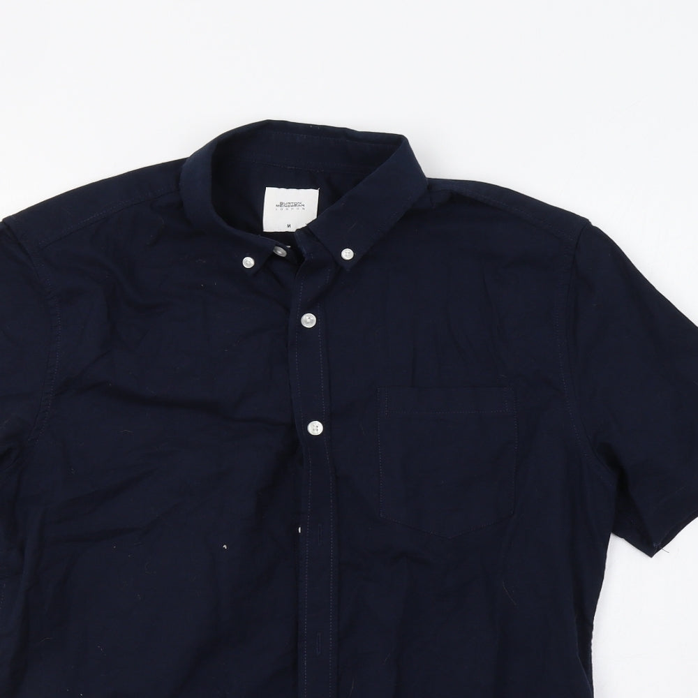 Burton Mens Blue    Button-Up Size M