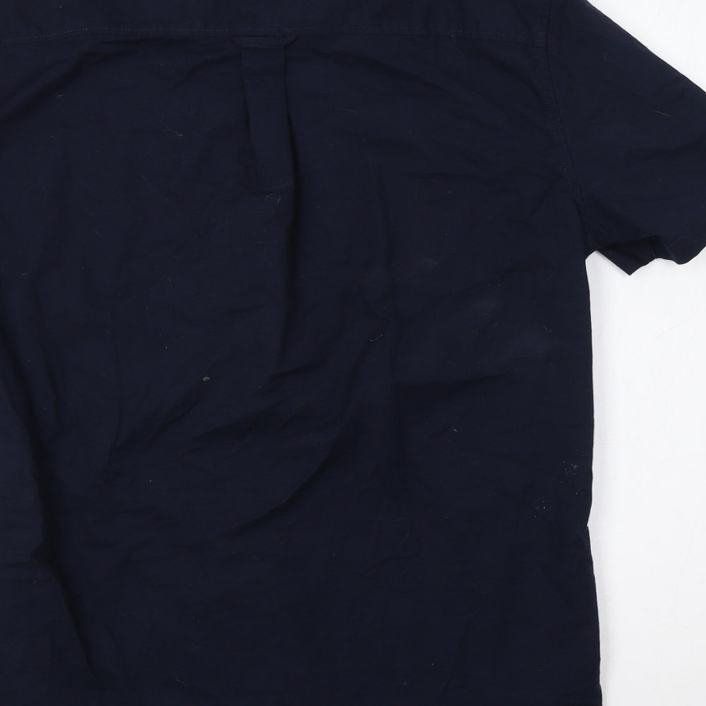 Burton Mens Blue    Button-Up Size M