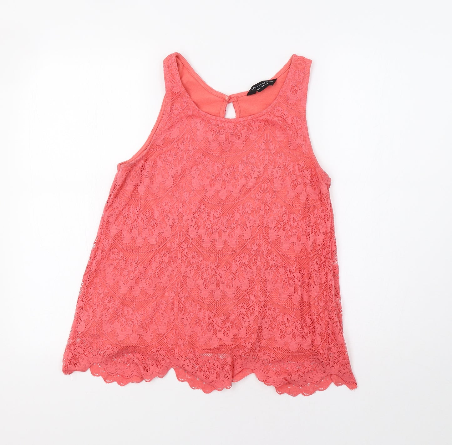 Dorothy Perkins Womens Pink Floral  Basic Tank Size 10