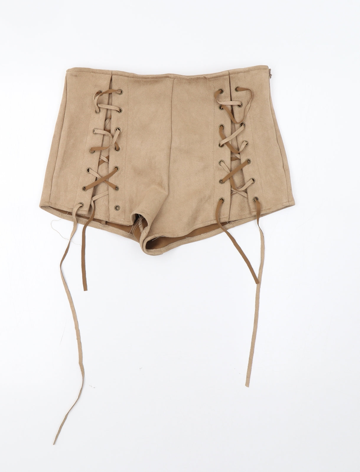 In the Style Womens Beige   Hot Pants Shorts Size 10