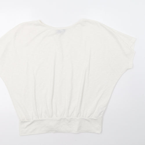 New Look Womens White   Basic Blouse Size L