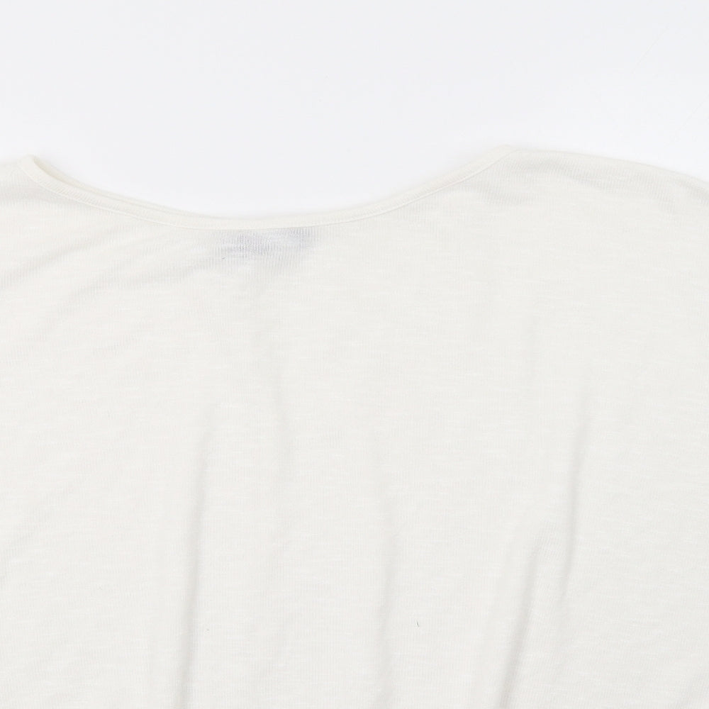 New Look Womens White   Basic Blouse Size L