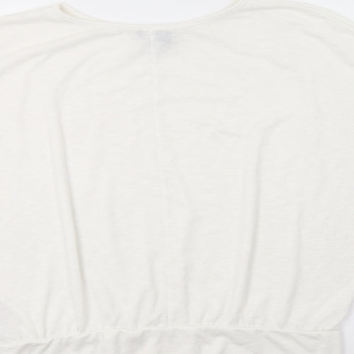 New Look Womens White   Basic Blouse Size L