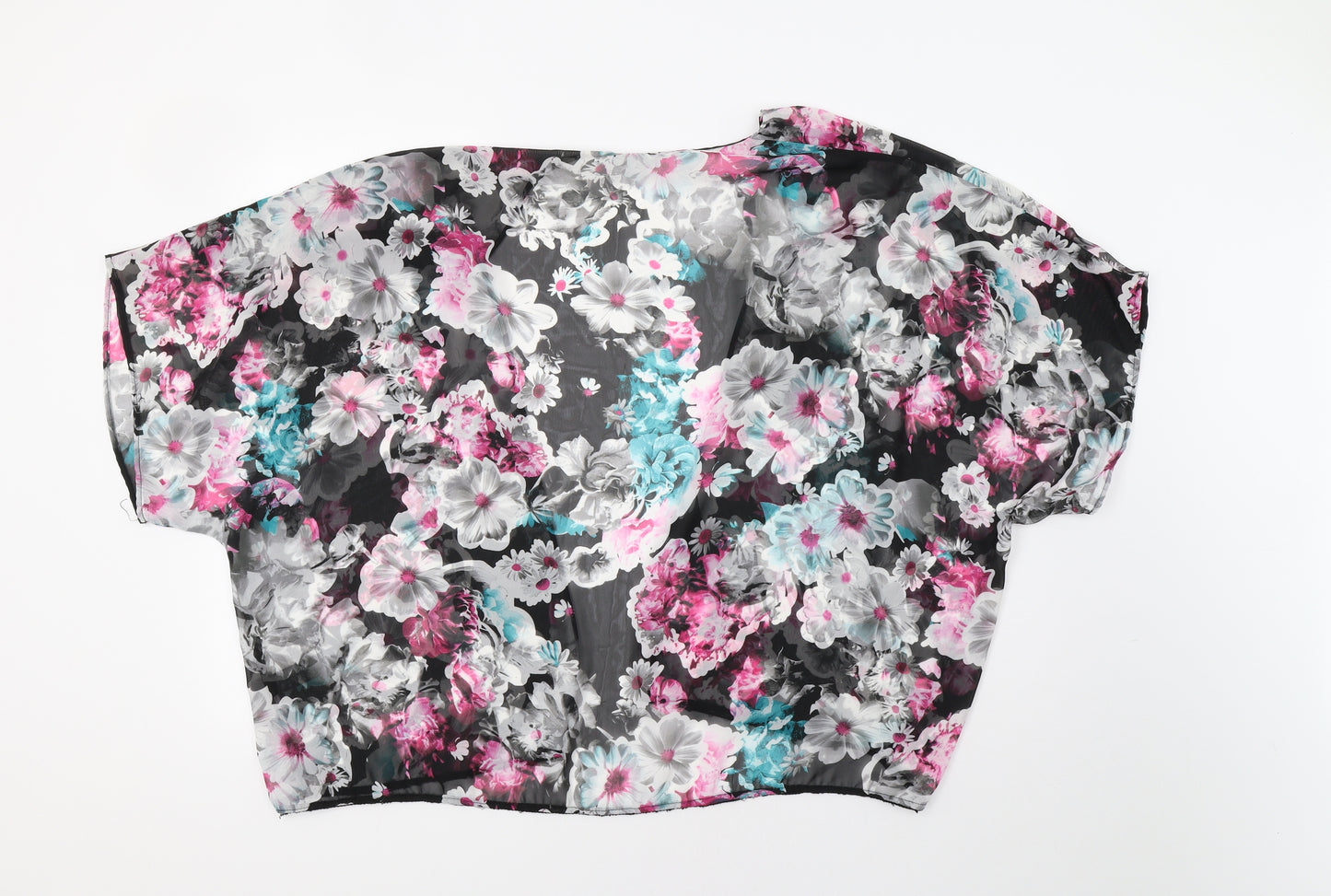 George Womens Multicoloured Floral  Kimono Blouse Size 18