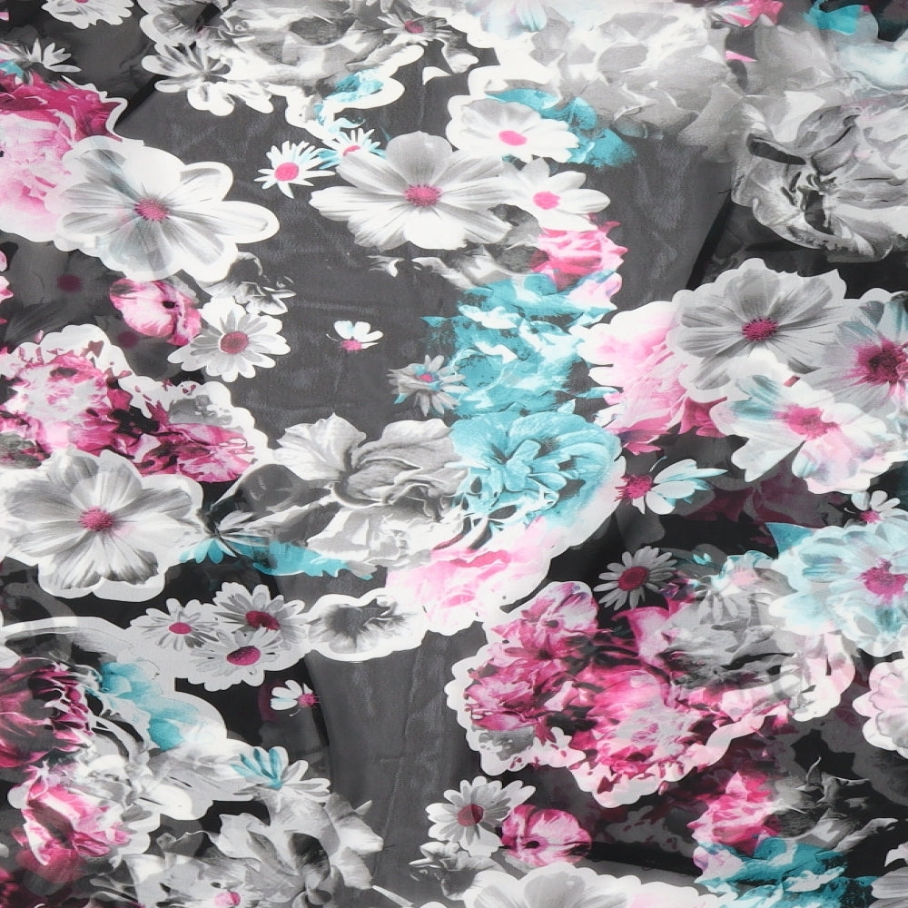 George Womens Multicoloured Floral  Kimono Blouse Size 18