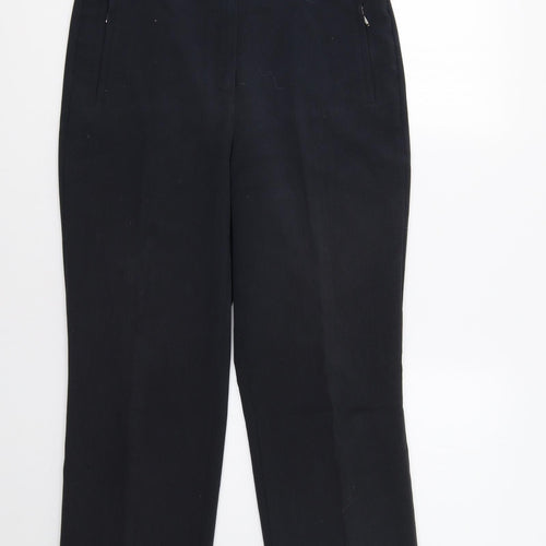M&S Womens Blue   Dress Pants Trousers Size 12 L29 in