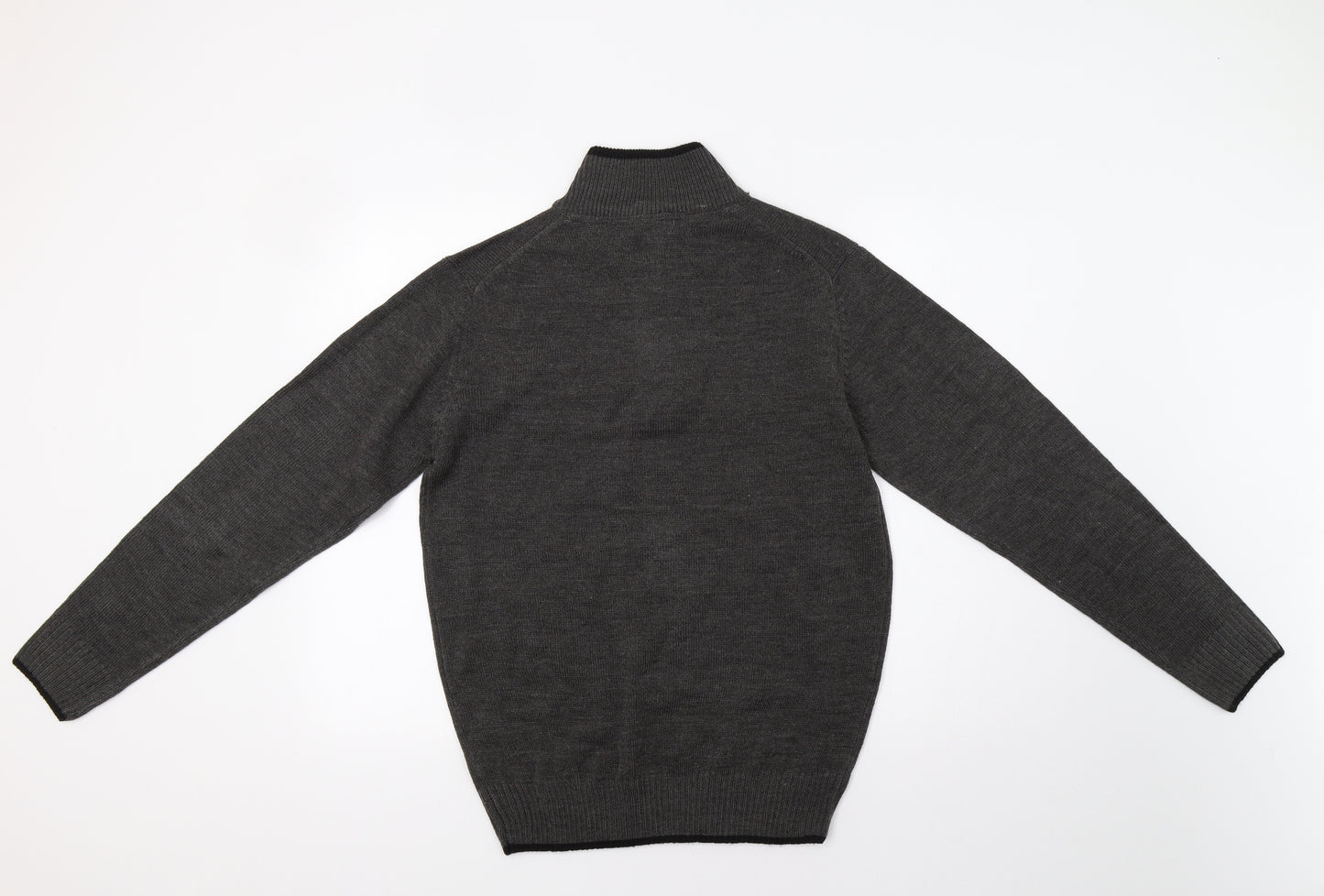 Norsons Mens Grey   Henley Jumper Size M