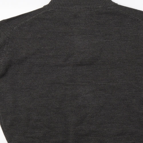 Norsons Mens Grey   Henley Jumper Size M