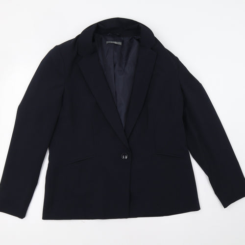 South Womens Blue   Jacket Blazer Size 16