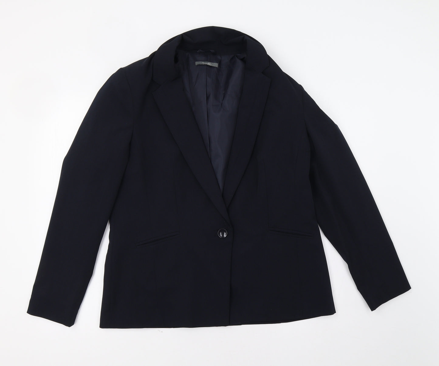 South Womens Blue   Jacket Blazer Size 16