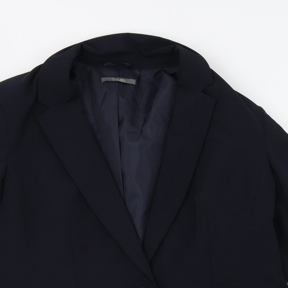 South Womens Blue   Jacket Blazer Size 16