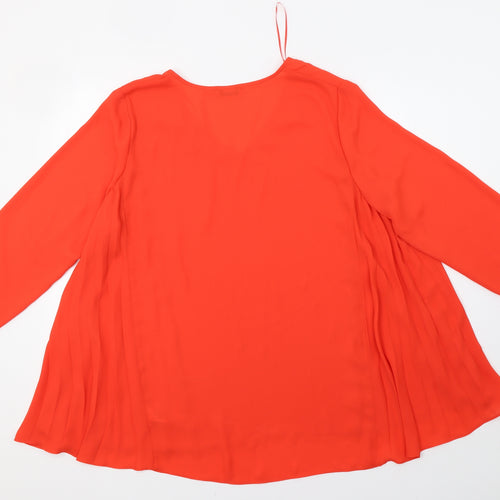 Matalan Womens Red   Tunic Blouse Size 18
