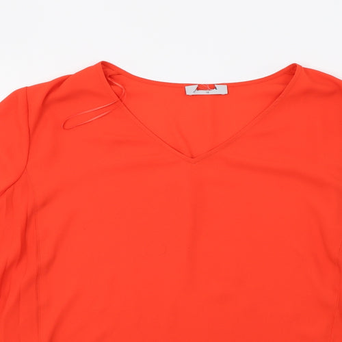 Matalan Womens Red   Tunic Blouse Size 18