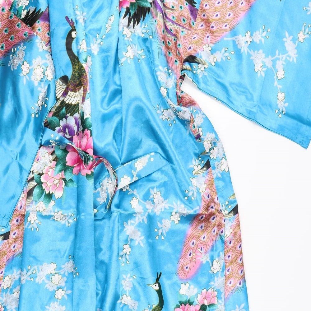 ZHONG SANG Womens Multicoloured Solid  Top Robe Size XL