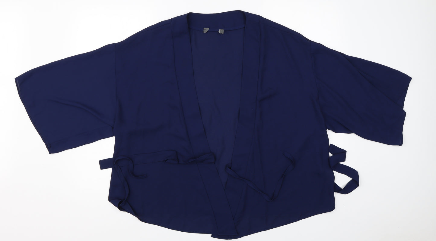 Primark Womens Blue   Cardigan Jumper Size L