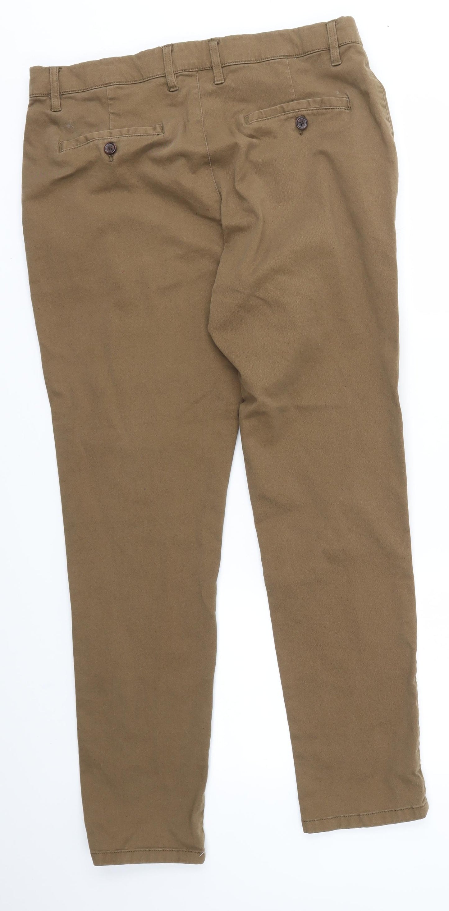 George Mens Brown   Trousers  Size 36 in L32 in