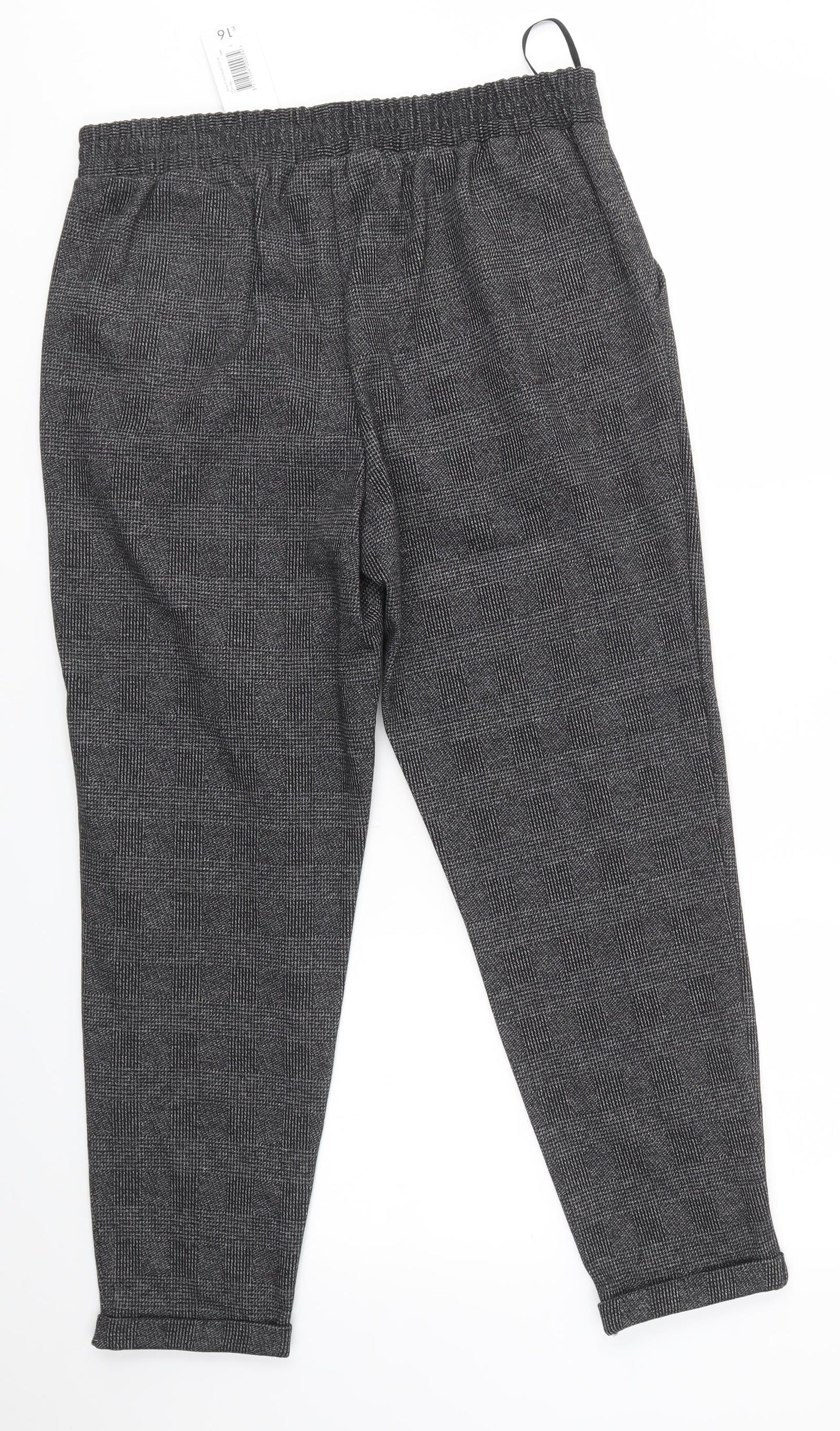Matalan Womens Grey   Dress Pants Trousers Size 12 L26 in