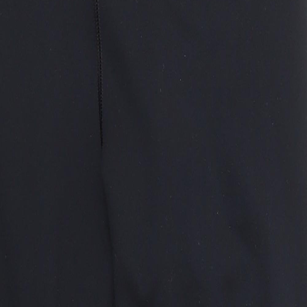 F&F Womens Black   Cropped Leggings Size 12 L20 in