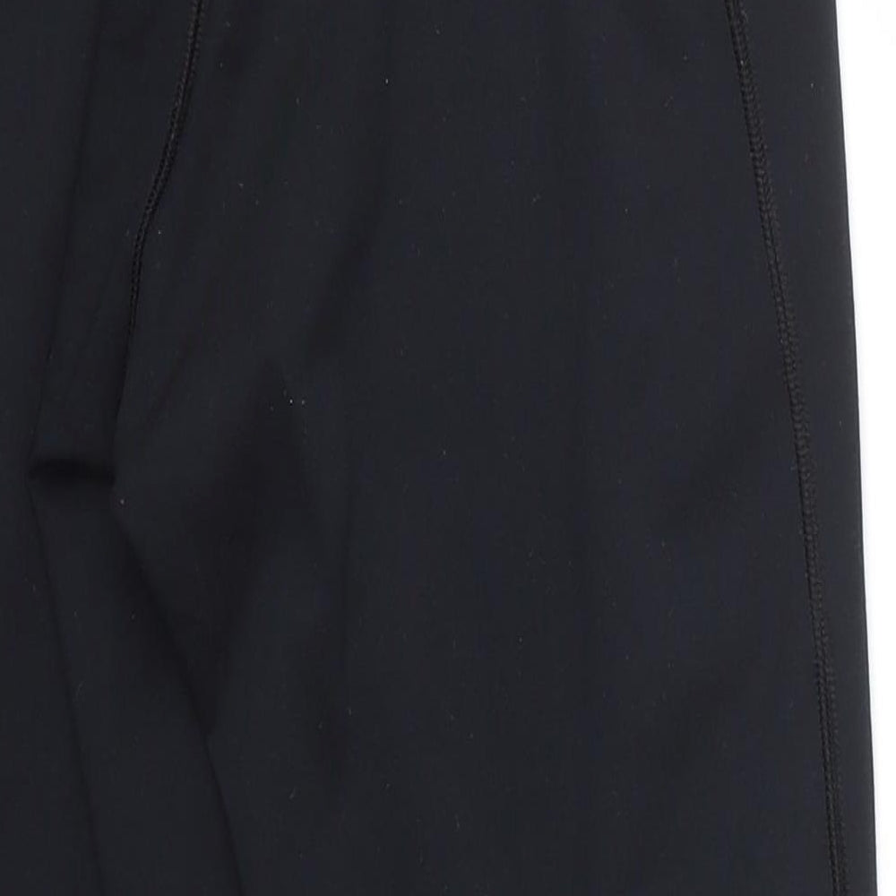 F&F Womens Black   Cropped Leggings Size 12 L20 in