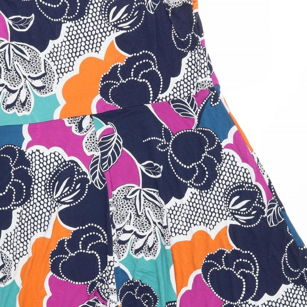 TU Womens Multicoloured Floral  A-Line  Size 16